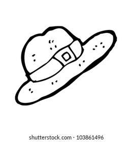 sombrero de verano de dibujos animados