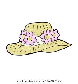sombrero de verano de dibujos animados