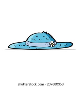 Cartoon-Sommerhut