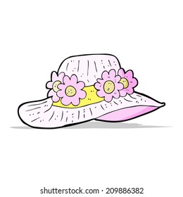 sombrero de verano de dibujos animados