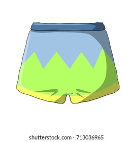 cartoon summer short