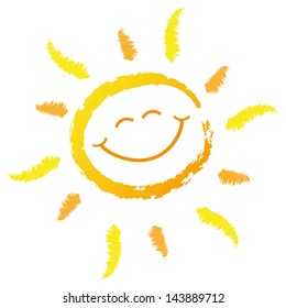 cartoon sun