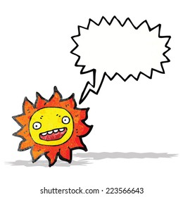 cartoon sun