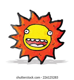 sol de dibujos animados