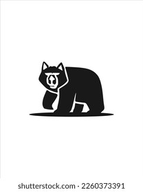 diseño de ilustraciones vectoriales del oso solar de dibujos animados
