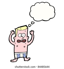 caricatura de Sunburn man
