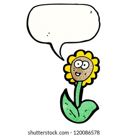 Cartoon-Sonnenblume