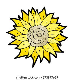 cartoon sunflower