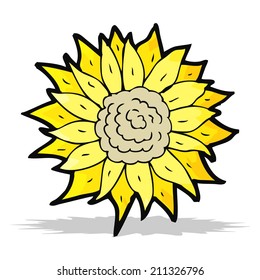 Cartoon-Sonnenblume