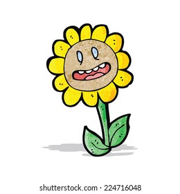 Cartoon-Sonnenblume
