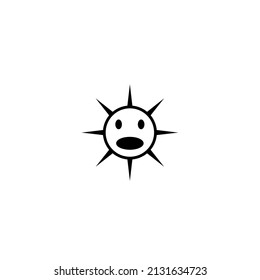 cartoon sunshine vector image, can be use on all media because made with high resolution