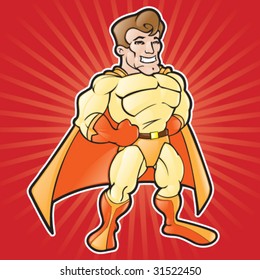 Cartoon Super Hero