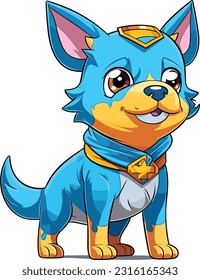 Cartoon Super Saiyan Blue, Tshirt Design , Vector illustration