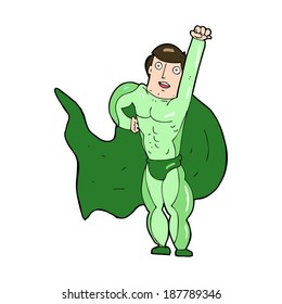 cartoon superhero