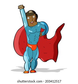 superhéroe de caricatura