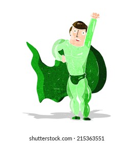superhéroe de caricatura