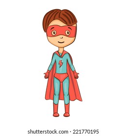 Cartoon superhero