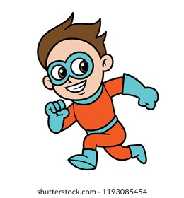 Cartoon Superhero Boy