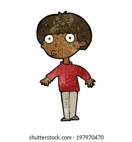 cartoon surprised boy