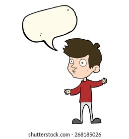 cartoon surprised boy