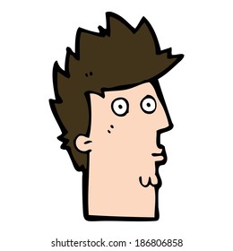 caricatura con cara sorprendida