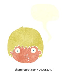 cartoon surprised face