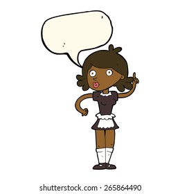 caricatura sorprendida criada con burbuja de habla