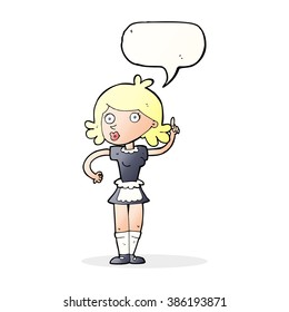 caricatura sorprendida criada con burbuja de habla