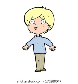 cartoon surprised man