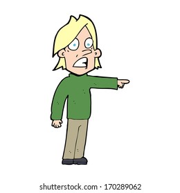 caricatura de un hombre sorprendido