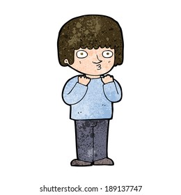 cartoon surprised man