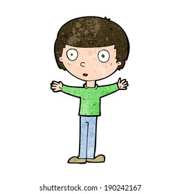 cartoon surprised man