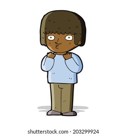 cartoon surprised man