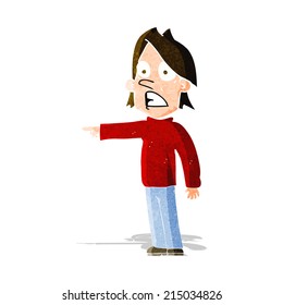 cartoon surprised man