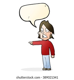 caricatura sorprendida hombre con burbuja de habla