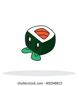 cartoon sushi