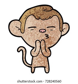 mono sospechoso de caricatura
