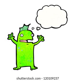 cartoon swamp monster