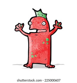 monstruo de la ciénaga de dibujos animados