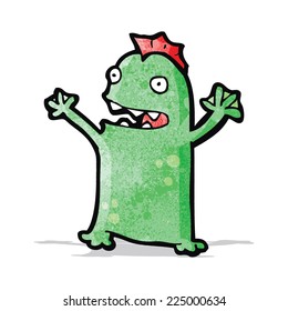 cartoon swamp monster