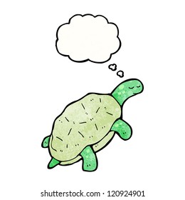 Cartoon-Schwimmschildkröte