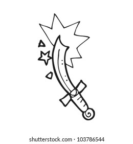 cartoon sword