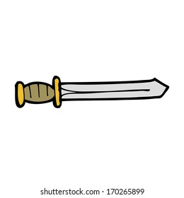 espada de caricatura