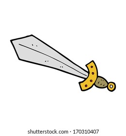 cartoon sword