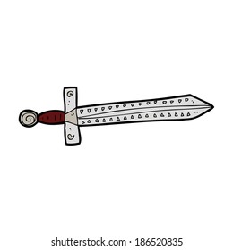 espada de caricatura