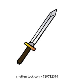Cartoon of sword