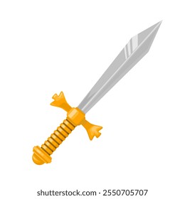 Icono de Vector de espada de dibujos animados