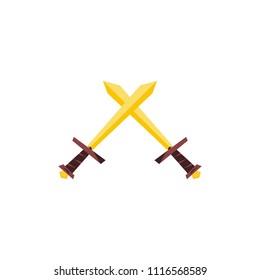 cartoon sword weapon war comic. Vector