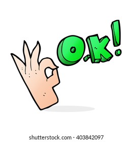 cartoon symbol for Okay