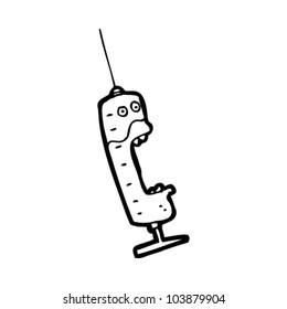 cartoon syringe